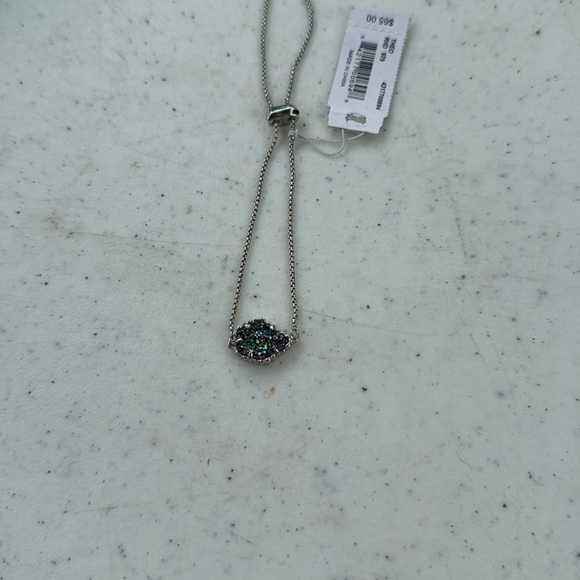 Kendra Scott Theo bracelet genuine drusy in multi colored hue. Adjustable. NWT. - Picture 4 of 5